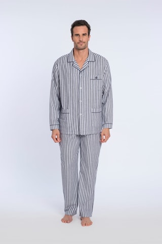 Pyjama Gemêleerd Grijs en Wit