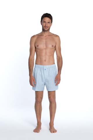 Boxershort - Wit en Blauw