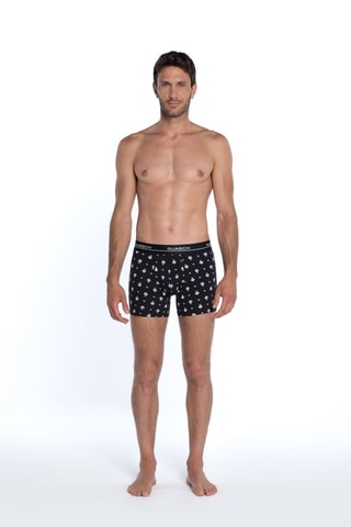 2 Boxers - Zwart en Grijs