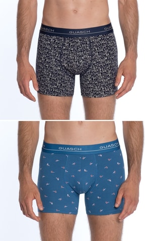 2 Boxers - Blauw