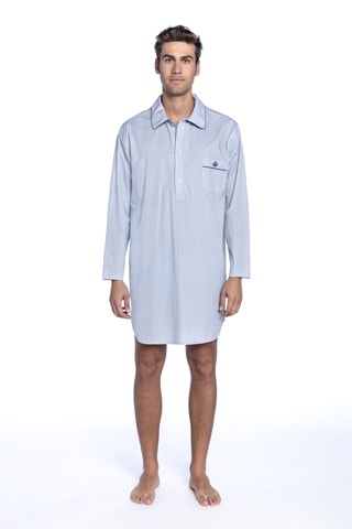Nachthemd - Hemelsblauw