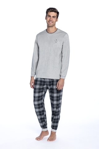 Pyjama - Grijs en Zwart 