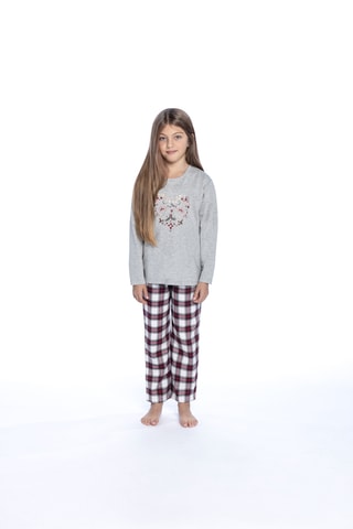 Pyjama - Grijs en Rood 