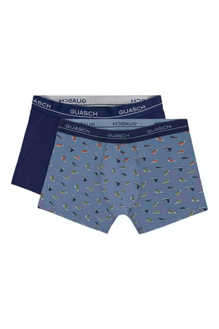 2 Boxers - Blauw
