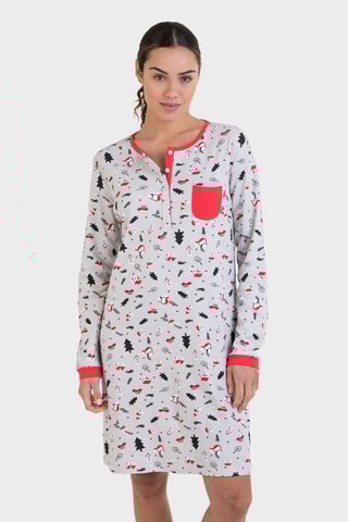 Nachthemd - Grijs