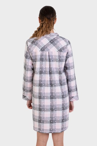 Nachthemd - Grijs en Roze