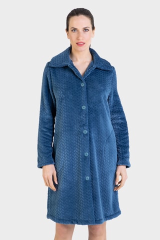 Badjas - Petrolblauw