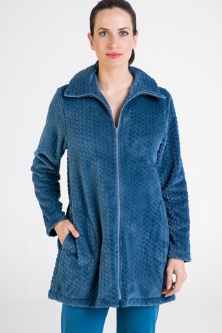 Badjas - Petrolblauw