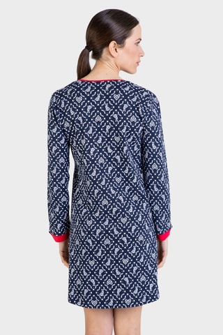 Nachthemd - Marineblauw