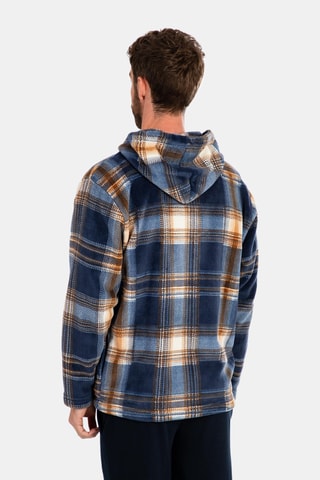 Badjas met Capuchon - Gemêleerd Zwart