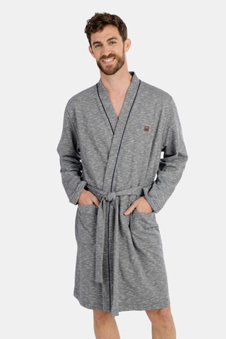 Badjas - Gemêleerd Lichtgrijs