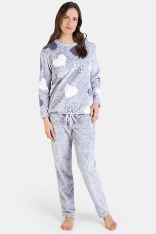 Pyjama - Gemêleerd Lichtgrijs