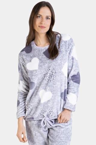 Pyjama - Gemêleerd Lichtgrijs