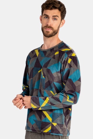 Pyjama - Donkergrijs en Blauw