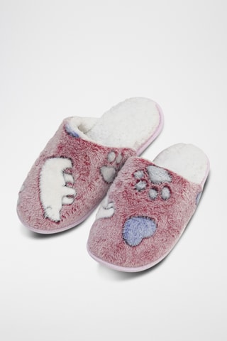 Gevoerde Pantoffels - Rood