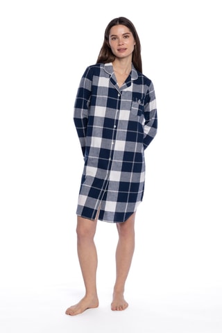 Nachthemd - Marineblauw