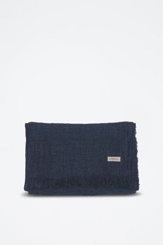 Echarpe en lin Virginia - Violet foncé