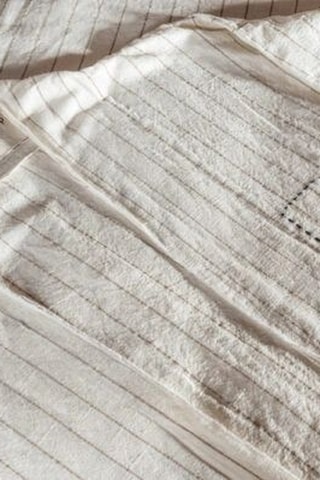 Kimono en lin Room - Beige et noir