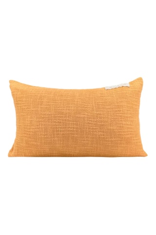 Coussin dip and dye Taichi - Orange et beige - 25 x 40 cm