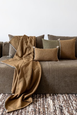 Coussin El Nino - Marron - 25 x 40 x 10 cm