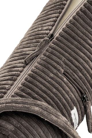 Sac de tapis de yoga en velours Vogy - Marron foncé