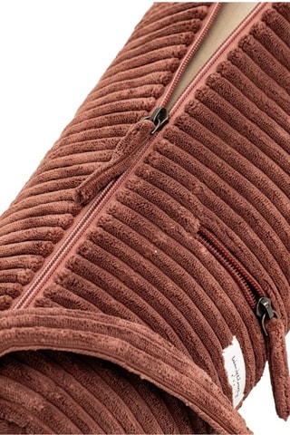 Sac de tapis de yoga en velours Vogy - Rouge brique