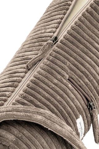 Sac de tapis de yoga en velours Vogy - Marron clair