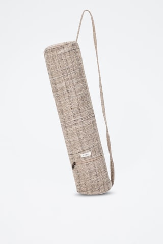 Sac pour tapis de yoga Vogy - Ecru et marron