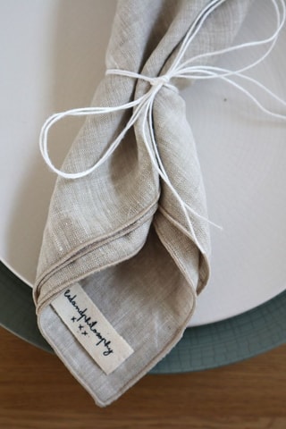 2 sets de table en lin Capri - 40 x 40 cm