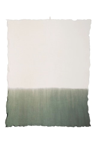 Drap de douche tie and dye Philo3 - Kaki - 150 x 180 cm