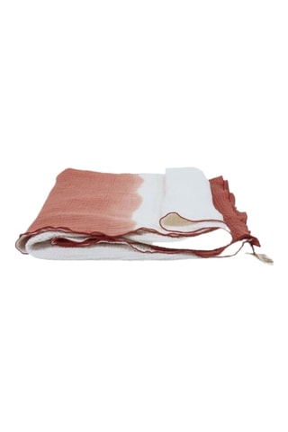 Drap de douche dip an dye Philo3 - Ecru et marron - 150 x 180 cm