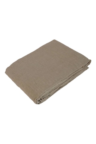 Drap housse en lin Chambers0colors - Taupe