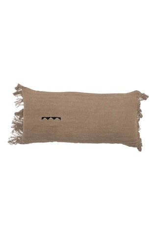 Coussin en lin Beija - Taupe - 30 x 60 x 10 cm