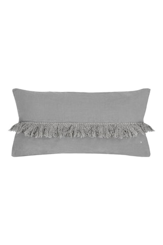 Coussin en lin Foxfrange - Gris foncé - 30 x 60 cm