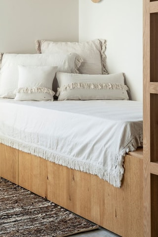 Coussin en lin Foxfrange - Ecru - 30 x 60 cm