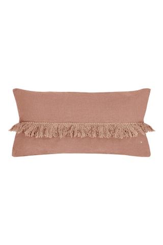 Coussin en lin Foxfrange - Rose - 30 x 60 cm