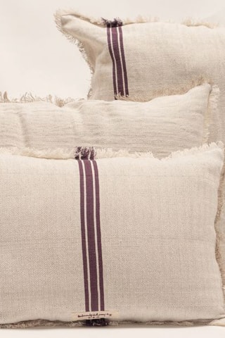 Coussins en lin Chacra - Blanc - 40 x 60 x 10 cm