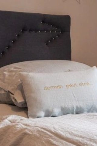 2 coussins en lin Hswitch - Gris clair - 25 x 40 cm