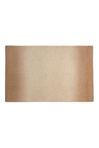 Plaid en laine d’agneau et fibre de bambou Yoga - Marron clair - 140 x 200 cm