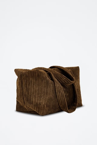 Sac de voyage en velours - Vert foncé - 46 cm