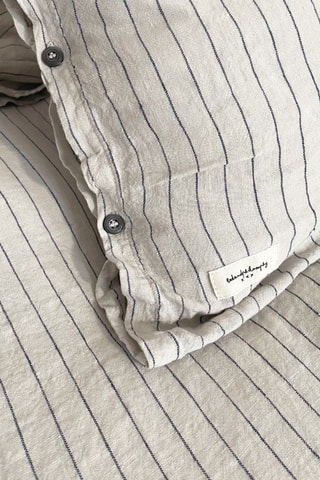 Housse de couette en lin Luna2 - Indigo