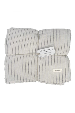 Housse de couette en lin Luna2 - Indigo