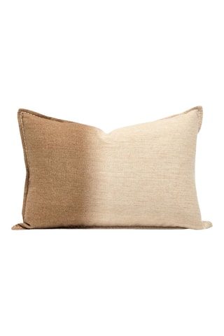 Coussin en laine et fibre de bambou Coveryesterday - Marron clair - 40 x 60 cm