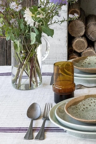 Nappe en lin Charlot - Ecru - 110 x 220 cm