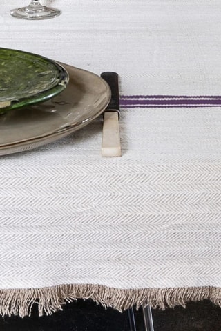 Nappe en lin Charlot - Ecru - 110 x 220 cm