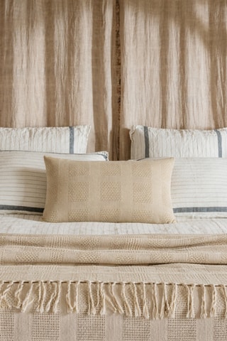 Coussin Crown - Ecru - 40 x 60 x 10 cm