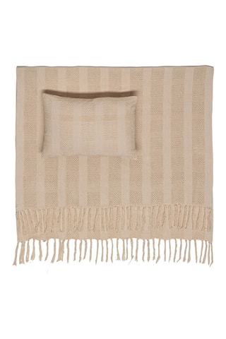 Coussin Crown - Ecru - 40 x 60 x 10 cm