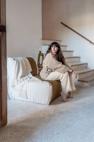 Kimono Chaman - Marron chiné