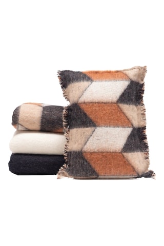 Coussin en laine Covercoulis - Marron - 40 x 60 cm