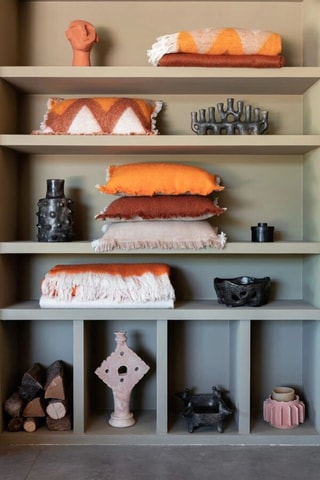 Coussin en laine Covercoupon - Orange - 40 x 60 cm